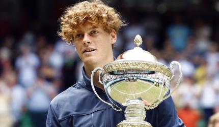 Sinner wins Halle, eyes Wimbledon glory