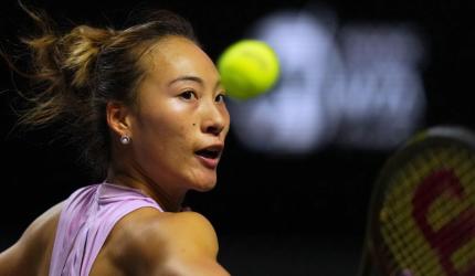 WTA Finals: Zheng creates history after grueling win