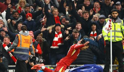 EPL PIX: Liverpool stay on top; City lose again