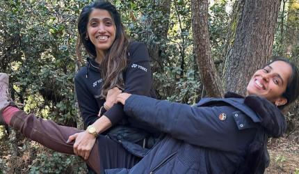 Saina's Masti In Bhutan!