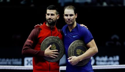 PIX: Djokovic downs Nadal in final showdown in Saudi