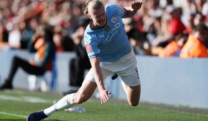 Man City sweat over Haaland's ankle injury