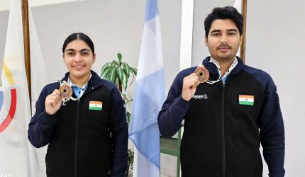 Saurabh-Suruchi win 10m air pistol mixed team bronze
