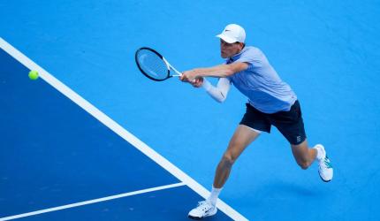'Not 100 per cent', but Sinner ready for title defence