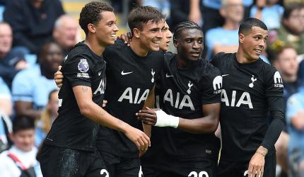EPL: Spurs ground Man City to maintain winning run