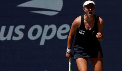 Krejcikova ends teen star Mboko's US Open dream