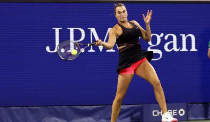 PIX: Sabalenka's sweet revenge; Rybakina dominates