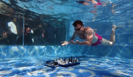 Underwater chess! The game gets a thrilling twist 