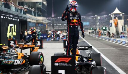 Verstappen on pole for F1 title-decider, Norris second