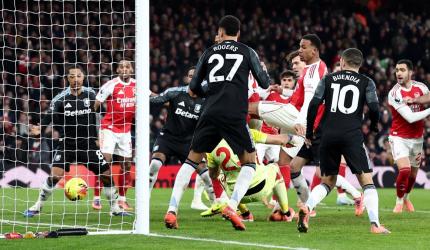 EPL: Arsenal crush Villa, Wolves shock Man Utd