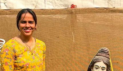 Saina Nehwal At Maha Kumbh