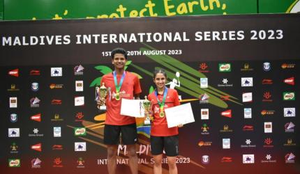 Satish-Aadya: Climbing rankings while embracing trials