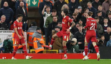 EPL PIX: Liverpool rise 13 points clear; Man City 4th
