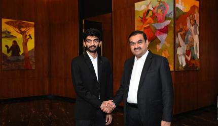 Gukesh Meets Gautam Adani