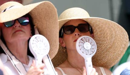 Hot, Hot, Hot At Wimbledon