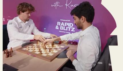 'Weak Player' Gukesh Stuns Carlsen; Takes Sole Lead