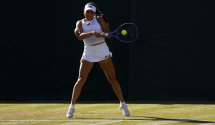 Rakhimova Stuns Paolini
