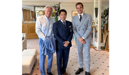 PIX: Tendulkar in elite company as stars descend at Wimbledon