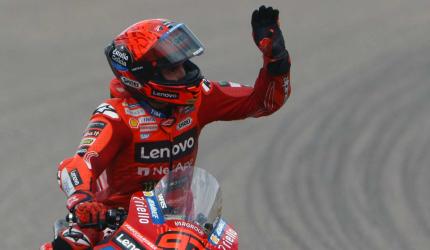 Marc Marquez reigns supreme to win German MotoGP