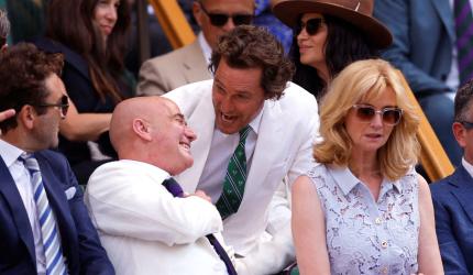 Royalty, Tennis Champs, Superman At SW19