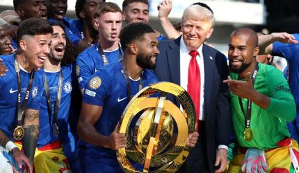 Boos and cheers for Trump at Club World Cup final
