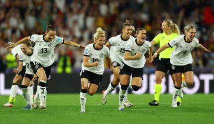 Germany edge France on penalties to enter Euro semis