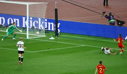 Spain in Euro final after extra-time win over Germany