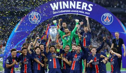 PIX: PSG maul Inter Milan for maiden Champions League crown