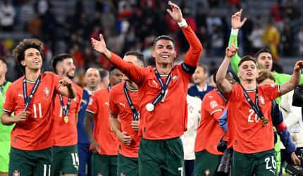 PIX: Nations League triumph 'what a joy' for Ronaldo!