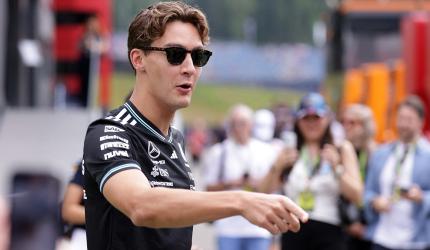 Russell sets early pace in Austrian GP