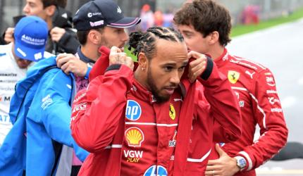 Hamilton's Ferrari debut disaster!