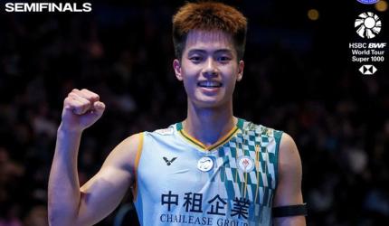 Shi Yuqi to meet Chia-hao in All England final