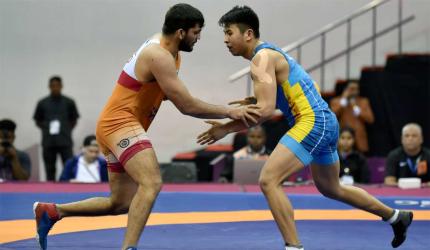Asian Wrestling: Sunil wins bronze