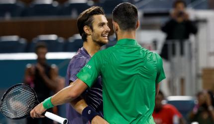 Djokovic trounces Musetti to reach Miami Open quarters