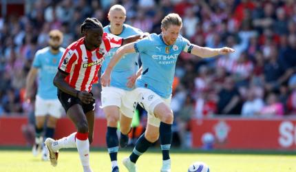 EPL PIX: Saints in shock draw with City; Brentford win