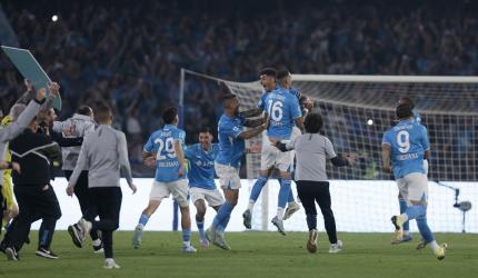 PIX: Napoli crowned Serie A champs; heartbreak for Inter