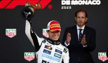 F1 PIX: Norris wins in Monaco to slash Piastri's lead