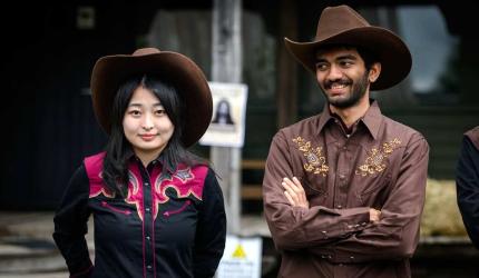 PIX: Gukesh, Carlsen, Humpy Go Wild West In Norway!
