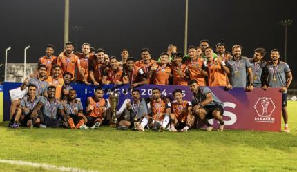 Champions handed I-League 'trophy' after 6 months!