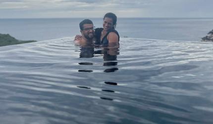 Sindhu Unwinds With Poolside Escape