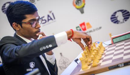 Chess WC: Praggnanandhaa escapes with a draw