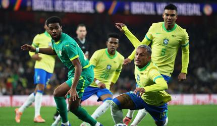Brazil blank Senegal in bad-tempered friendly