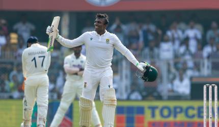 Muthusamy's ton, Jansen's 93 puts SA in control