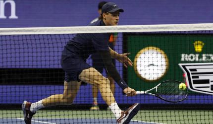 Ruthless Sinner whips Bublik to reach US Open quarter-finals