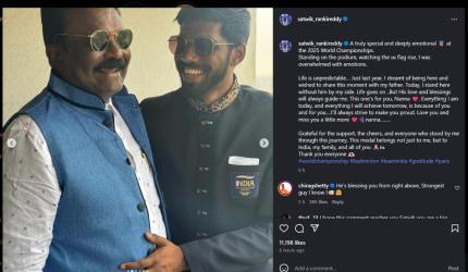 A Medal for Nanna: Satwik's Emotional Tribute