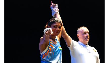 World C'ships: Nikhat keeps medal hopes alive with quarterfinal berth