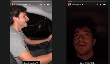 Swapping F1 car for van, Sainz drives Leclerc to Monaco