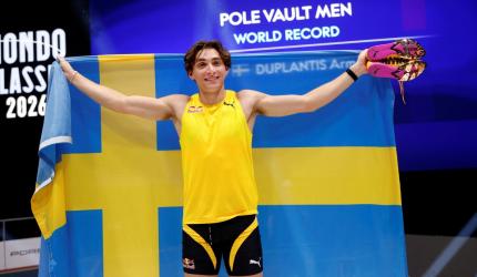 Unstoppable Duplantis shatters pole vault record for 15th time
