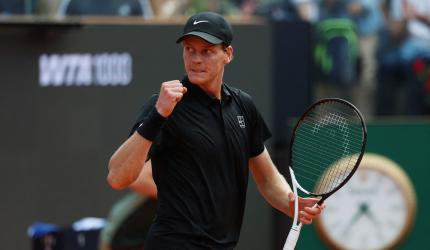 Sinner matches Djokovic's Masters winning streak