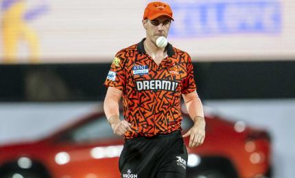 SRH Skipper Pat Cummins Penalised For Slow Over Rate Against GT